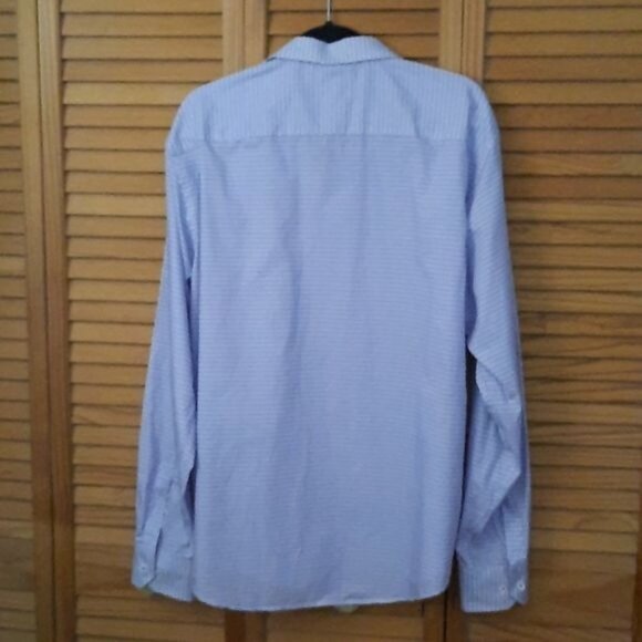 Bugatchi Long Sleeve 100% Cotton Classic Fit Dress Shirt - Picture 2 of 10